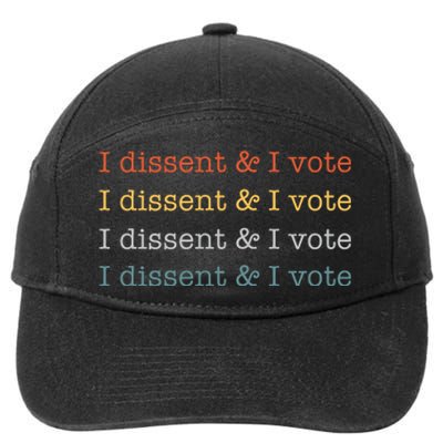 I Dissent Rbg Ruth Bader Ginsburg Feminist 7-Panel Snapback Hat