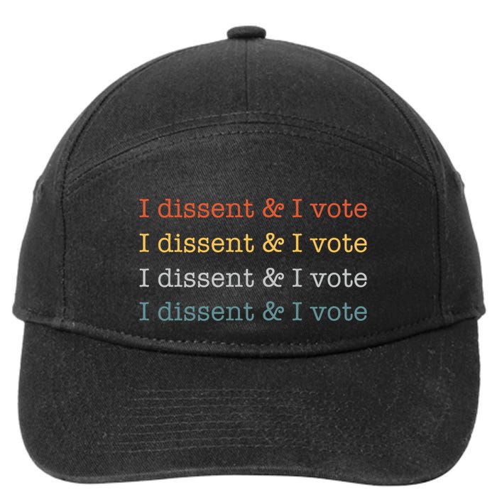 I Dissent Rbg Ruth Bader Ginsburg Feminist 7-Panel Snapback Hat