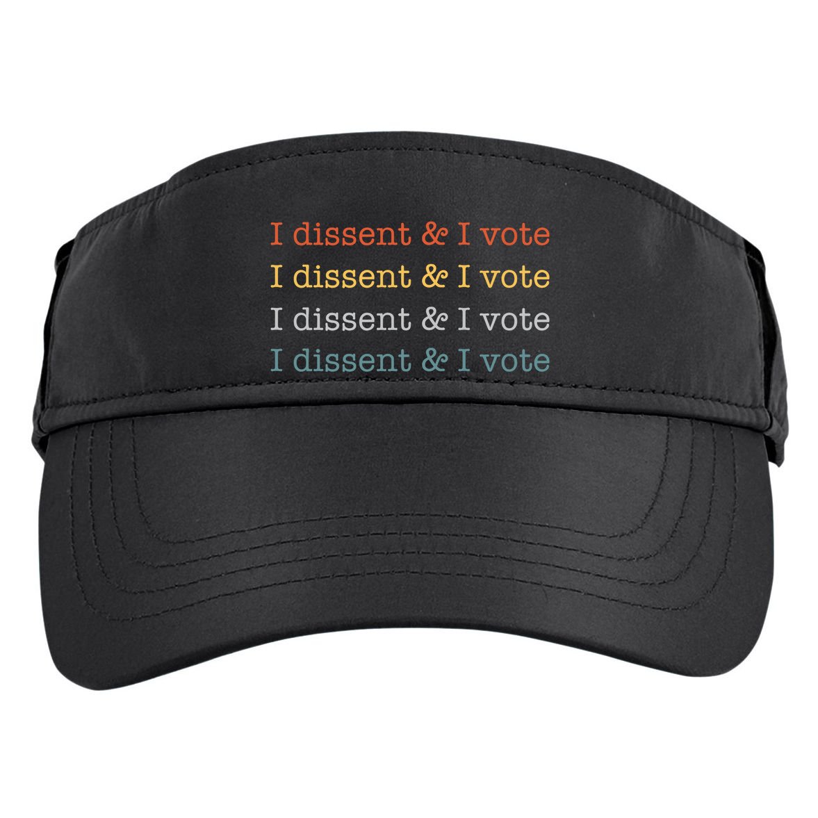 I Dissent Rbg Ruth Bader Ginsburg Feminist Adult Drive Performance Visor