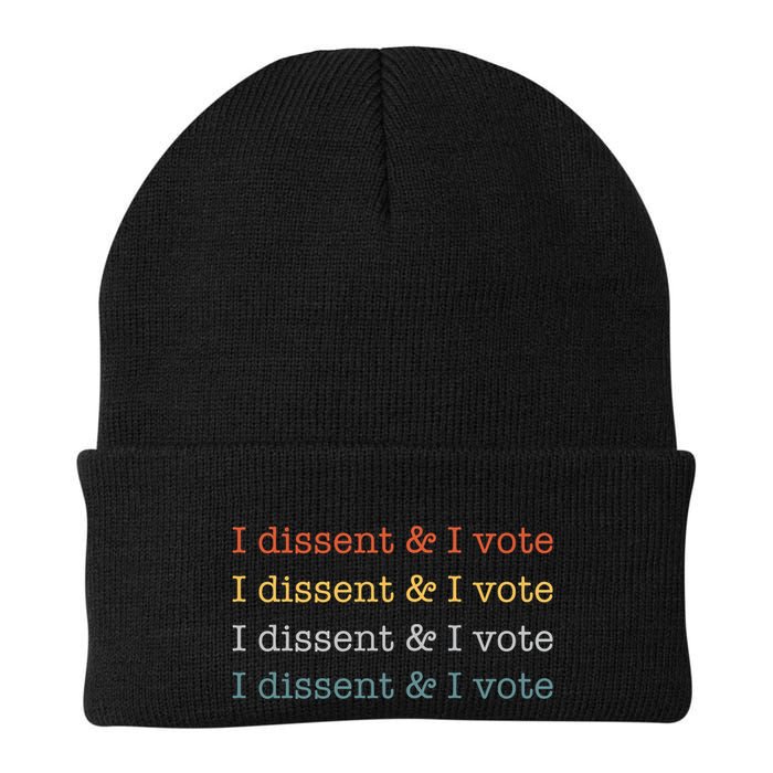 I Dissent Rbg Ruth Bader Ginsburg Feminist Beanie