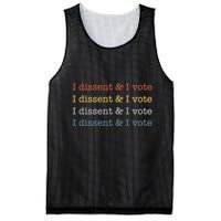 I Dissent Rbg Ruth Bader Ginsburg Feminist Mesh Reversible Basketball Jersey Tank