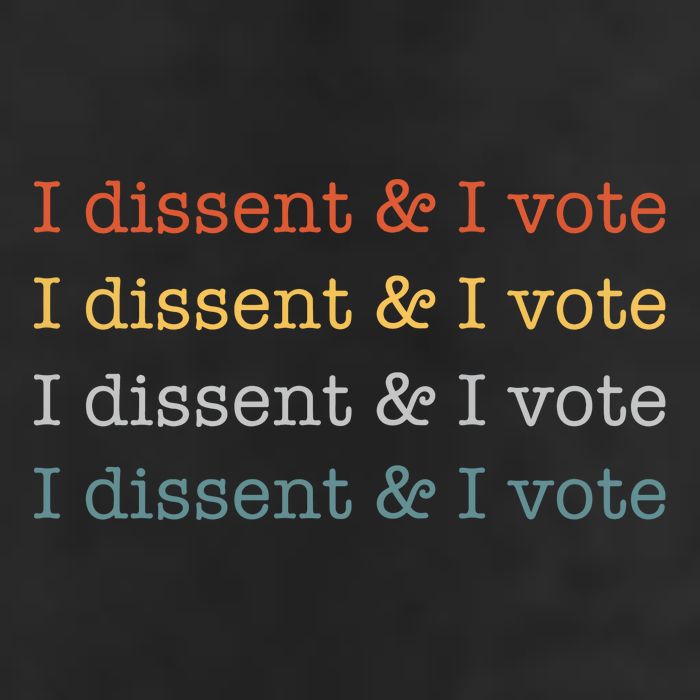 I Dissent Rbg Ruth Bader Ginsburg Feminist Tumbler