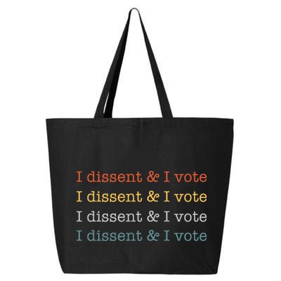I Dissent Rbg Ruth Bader Ginsburg Feminist 25L Jumbo Tote