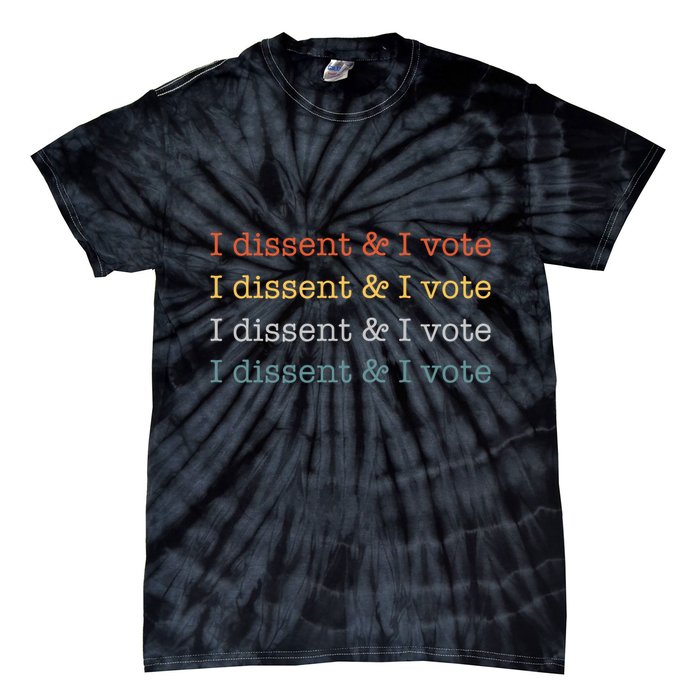 I Dissent Rbg Ruth Bader Ginsburg Feminist Tie-Dye T-Shirt