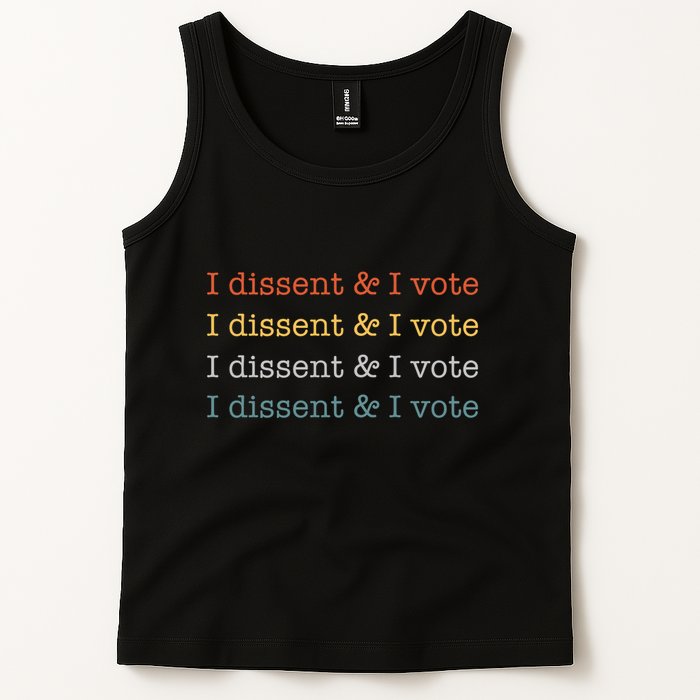I Dissent Rbg Ruth Bader Ginsburg Feminist Tank Top