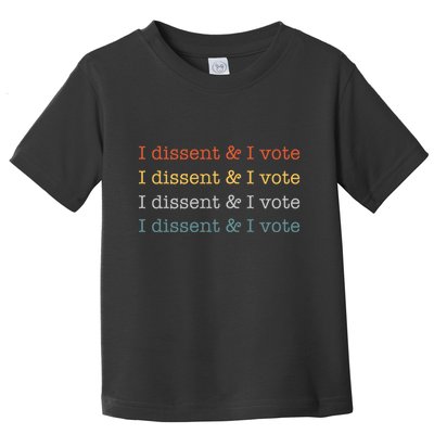 I Dissent Rbg Ruth Bader Ginsburg Feminist Toddler T-Shirt
