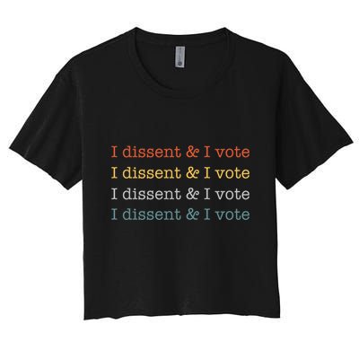 I Dissent Rbg Ruth Bader Ginsburg Feminist Crop Top
