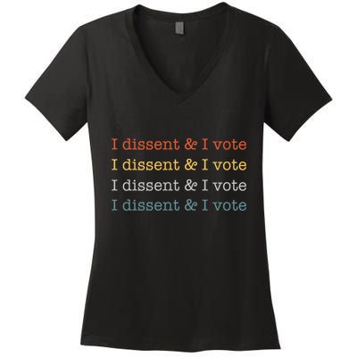 I Dissent Rbg Ruth Bader Ginsburg Feminist Women's V-Neck T-Shirt