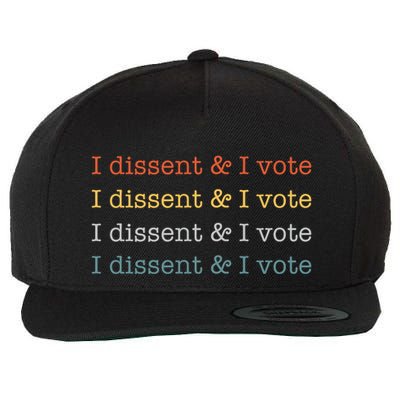 I Dissent Rbg Ruth Bader Ginsburg Feminist Wool Snapback Cap