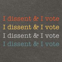 I Dissent Rbg Ruth Bader Ginsburg Feminist Cotton Canvas Backpack