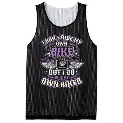 I Don´T Ride My Own Bike But I Do Ride My Own Biker Mesh Reversible Basketball Jersey Tank