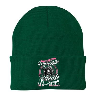 I DonT Ride My Own Bike But I Do Ride My Own Biker Knit Cap Winter Beanie