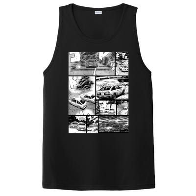 Initial D Racing Manga Wall Design (Version 2) PosiCharge Competitor Tank