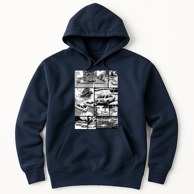 Initial D Racing Manga Wall Design (Version 2) Hoodie