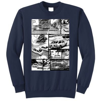 Initial D Racing Manga Wall Design (Version 2) Sweatshirt