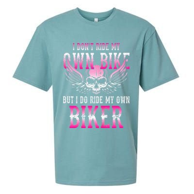 I Dont Ride My Own Bike But I Ride My Own Biker Motorcycle Sueded Cloud Jersey T-Shirt