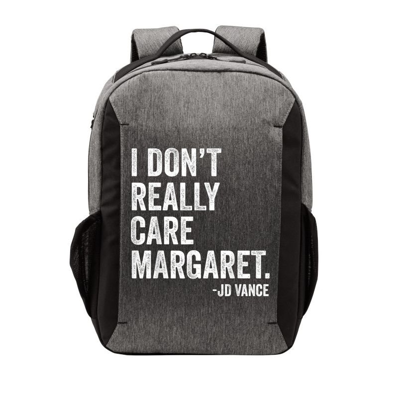 I Don’T Really Care Margaret Jd Vance Funny Minimalist Vector Backpack