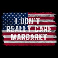 I DonT Really Care Margaret Drawstring Bag