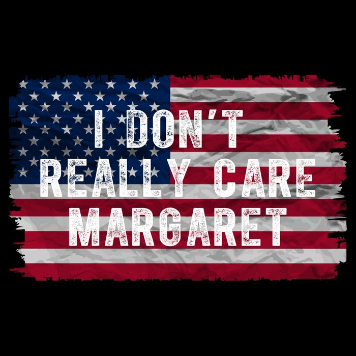 I DonT Really Care Margaret Drawstring Bag