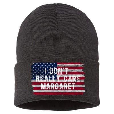 I DonT Really Care Margaret Sustainable Knit Beanie