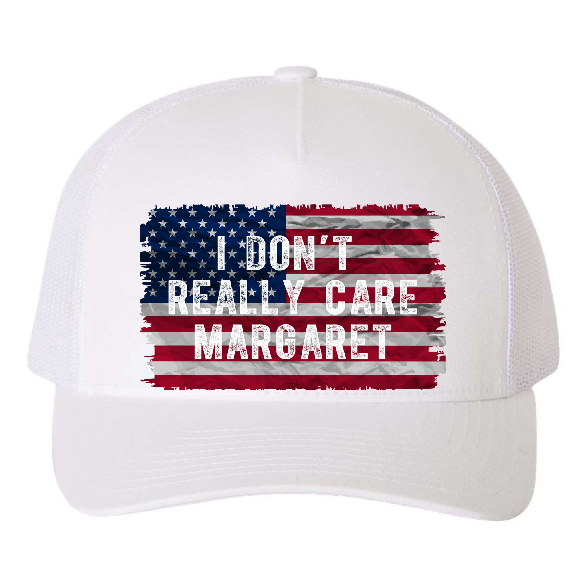 I DonT Really Care Margaret Yupoong Adult 5-Panel Trucker Hat