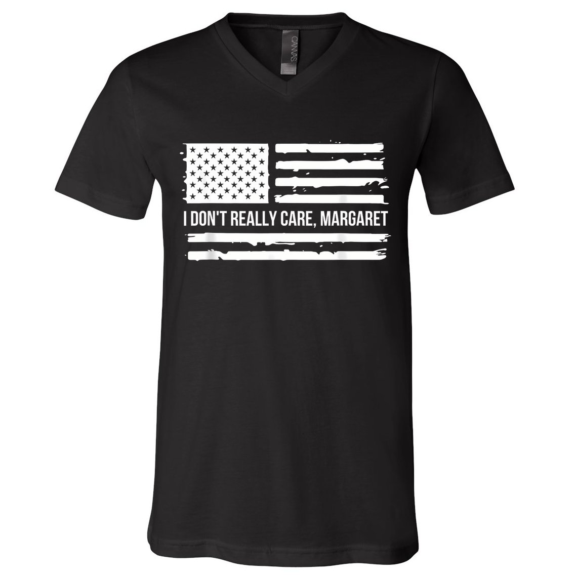 I DonT Really Care Margaret V-Neck T-Shirt