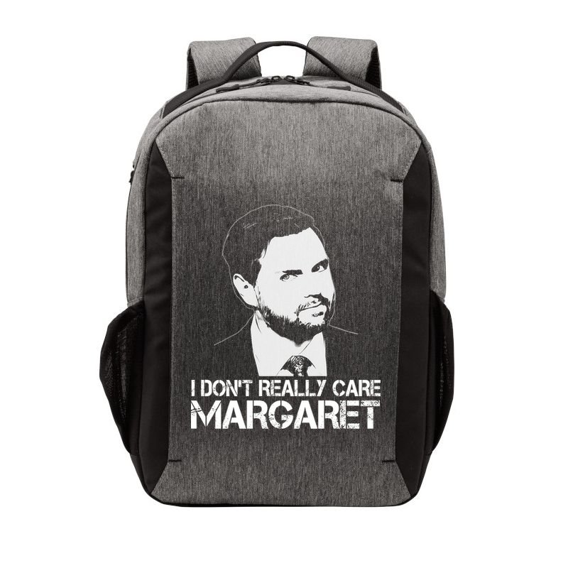 I Dont Really Care Margaret Minimalist Jd Vance Vector Backpack