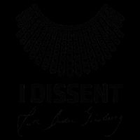 I Dissent Rbg Ruth Bader Ginsburg Rights Equality 16oz Travel Tumbler