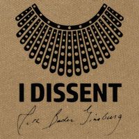I Dissent Rbg Ruth Bader Ginsburg Rights Equality Cotton Canvas Backpack