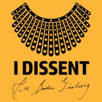 I Dissent Rbg Ruth Bader Ginsburg Rights Equality Pom Pom 12in Knit Beanie
