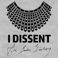 I Dissent Rbg Ruth Bader Ginsburg Rights Equality Ladies PosiCharge Tri-Blend Wicking Tank