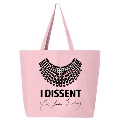 I Dissent Rbg Ruth Bader Ginsburg Rights Equality 25L Jumbo Tote