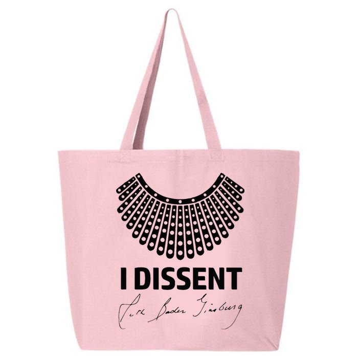 I Dissent Rbg Ruth Bader Ginsburg Rights Equality 25L Jumbo Tote