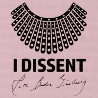 I Dissent Rbg Ruth Bader Ginsburg Rights Equality 25L Jumbo Tote