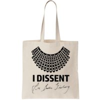 I Dissent Rbg Ruth Bader Ginsburg Rights Equality Bag