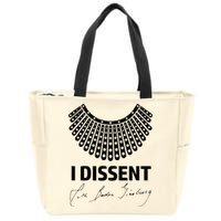 I Dissent Rbg Ruth Bader Ginsburg Rights Equality Zip Tote Bag
