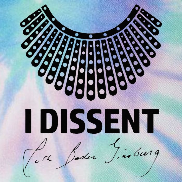 I Dissent Rbg Ruth Bader Ginsburg Rights Equality Legacy Tie Dye Trucker Hat