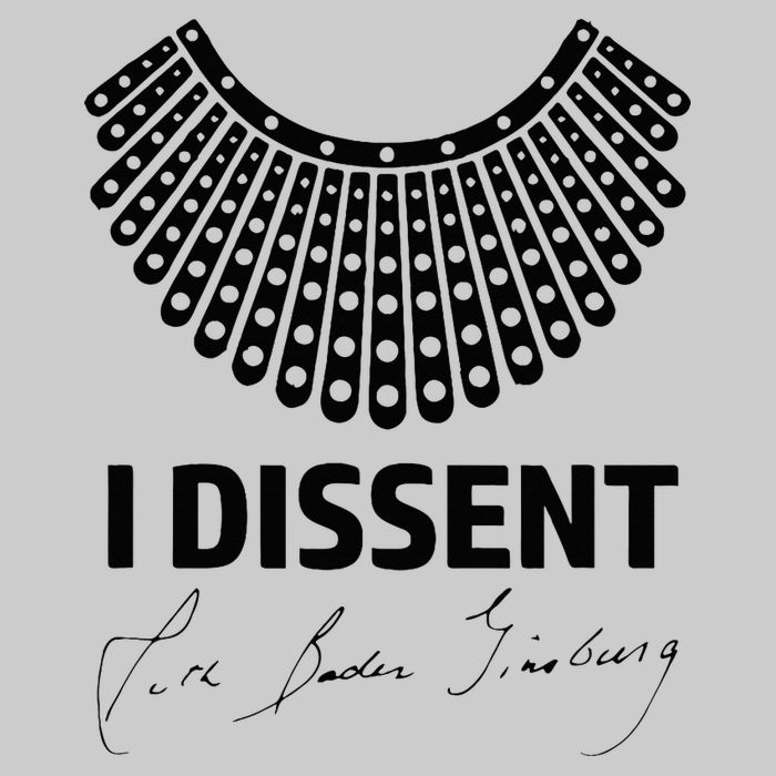 I Dissent Rbg Ruth Bader Ginsburg Rights Equality Tie-Dye T-Shirt
