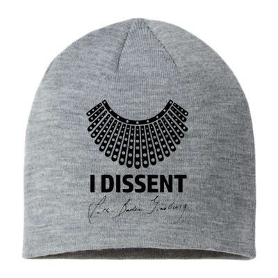 I Dissent Rbg Ruth Bader Ginsburg Rights Equality Sustainable Beanie