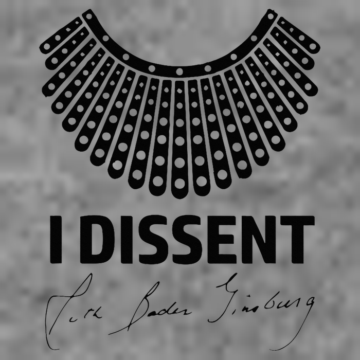 I Dissent Rbg Ruth Bader Ginsburg Rights Equality Sustainable Beanie
