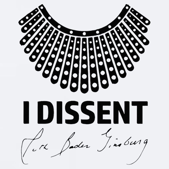 I Dissent Rbg Ruth Bader Ginsburg Rights Equality Sueded Cloud Jersey T-Shirt