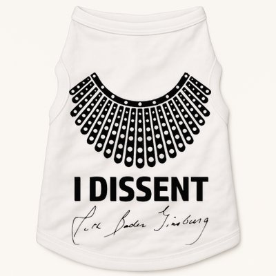 I Dissent Rbg Ruth Bader Ginsburg Rights Equality Doggie Tank