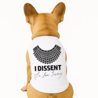 I Dissent Rbg Ruth Bader Ginsburg Rights Equality Doggie Tank