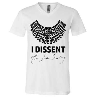 I Dissent Rbg Ruth Bader Ginsburg Rights Equality V-Neck T-Shirt