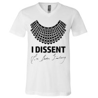 I Dissent Rbg Ruth Bader Ginsburg Rights Equality V-Neck T-Shirt