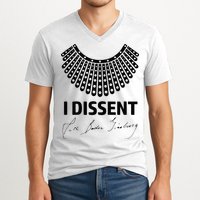 I Dissent Rbg Ruth Bader Ginsburg Rights Equality V-Neck T-Shirt