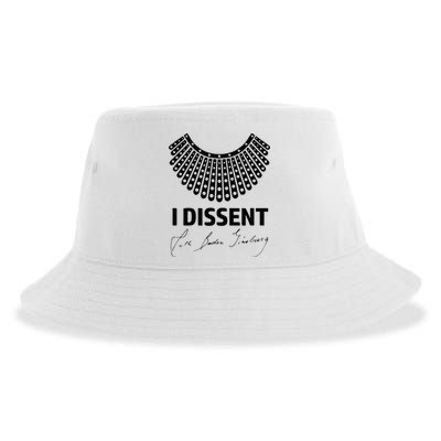 I Dissent Rbg Ruth Bader Ginsburg Rights Equality Sustainable Bucket Hat