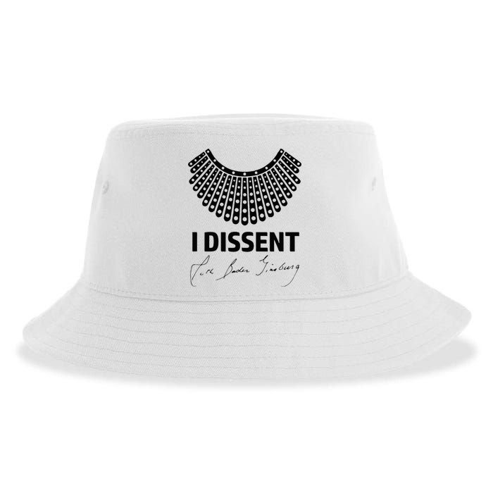 I Dissent Rbg Ruth Bader Ginsburg Rights Equality Sustainable Bucket Hat
