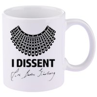 I Dissent Rbg Ruth Bader Ginsburg Rights Equality 11oz C Handle Ceramic Mug