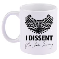 I Dissent Rbg Ruth Bader Ginsburg Rights Equality 11oz C Handle Ceramic Mug